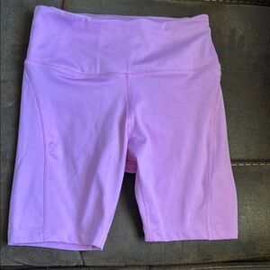 Nike Purple Bike Shorts with Wide Waistband